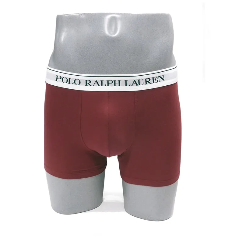 Pack Polo Ralph Lauren 3 Boxers Burdeos