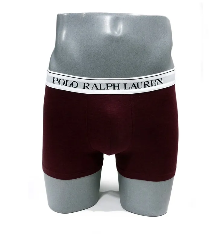 Pack Polo Ralph Lauren 3 Boxers Burdeos