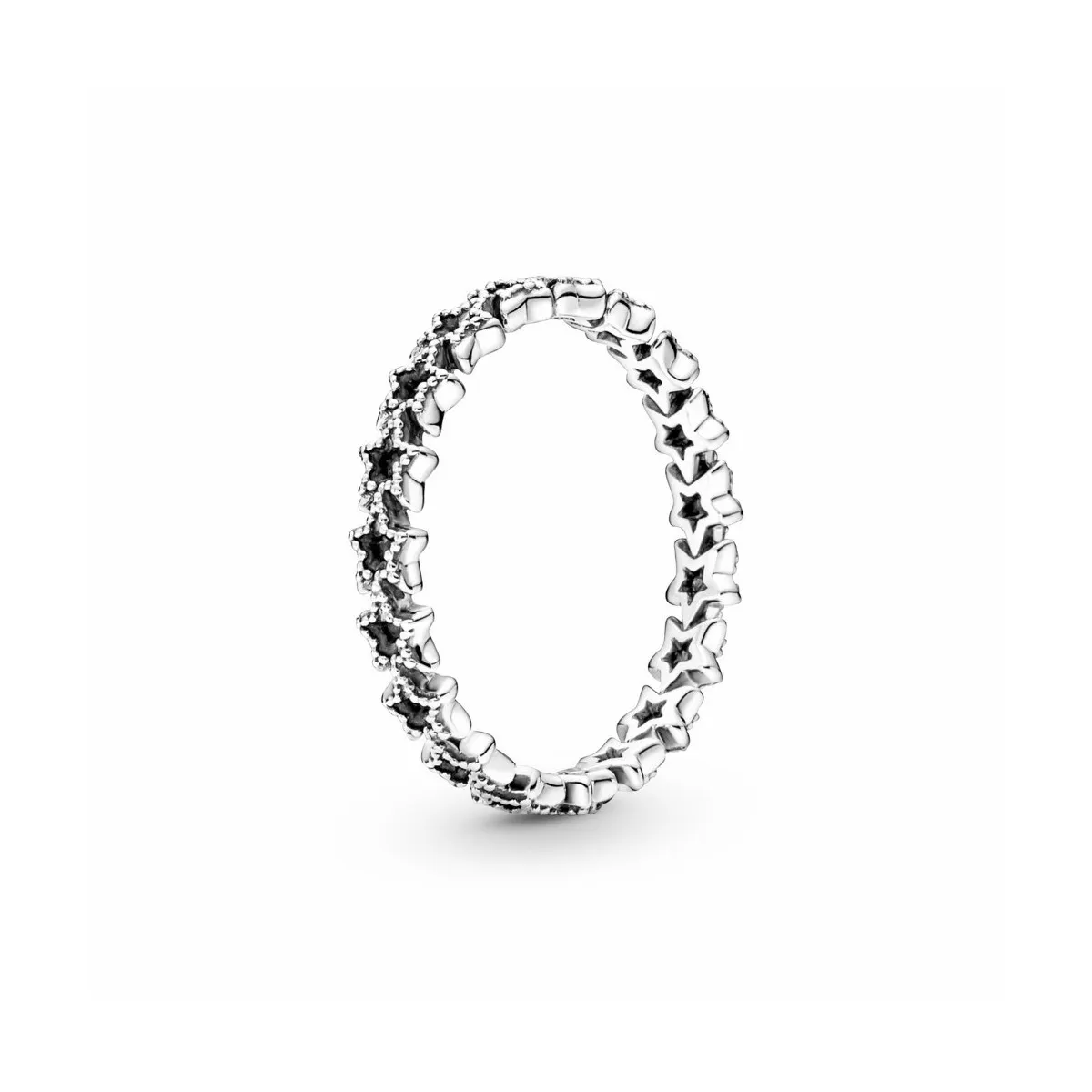 PANDORA ANILLO BANDA ESTRELLAS ASIMéTRICAS  PANDORA