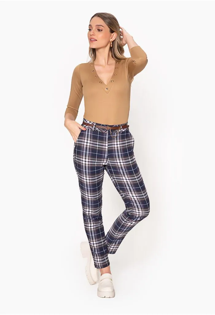 Pantalon skinny para dama estilo chino