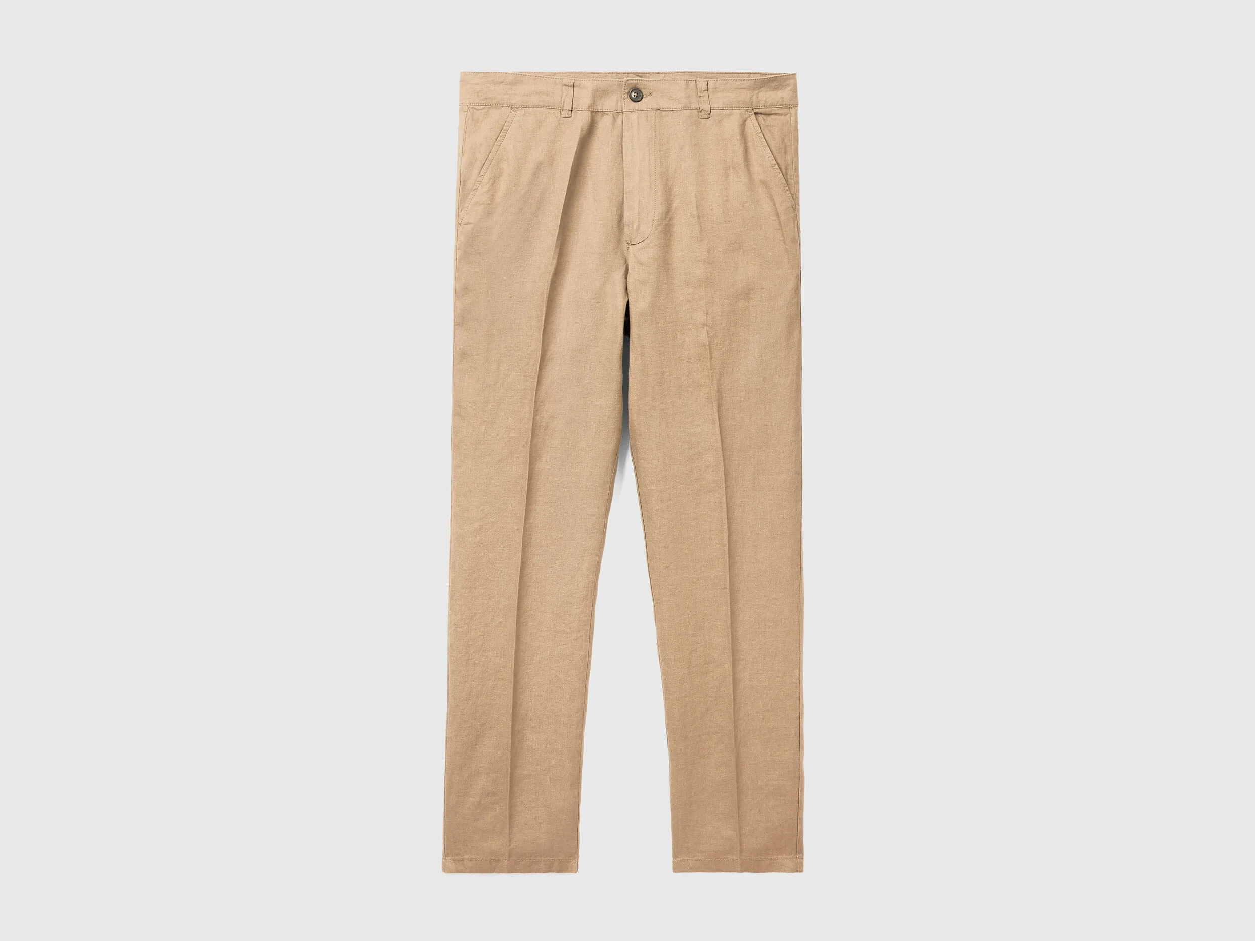 Pantalones chinos de puro lino