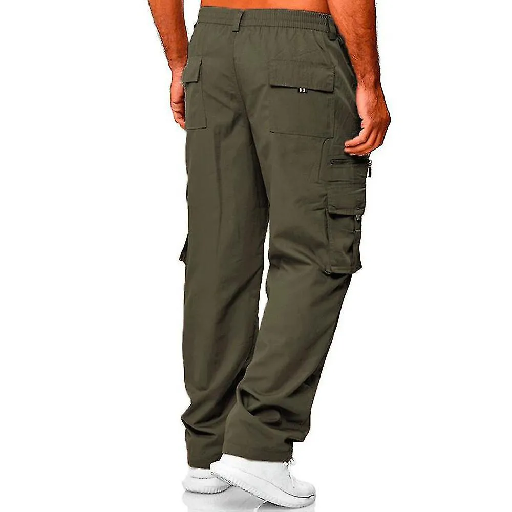 Pantalones de hombre Multi Pocket Casual Cargo Combat Pantalones de combate