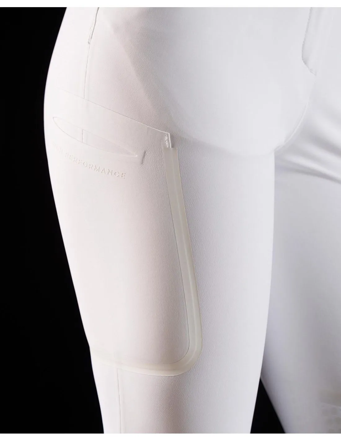 Pantalón De Montar Ajustados Equestro Ridertechnology Blanco