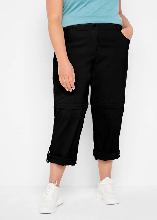 Pantalón funcional con piernas extraíbles Negro