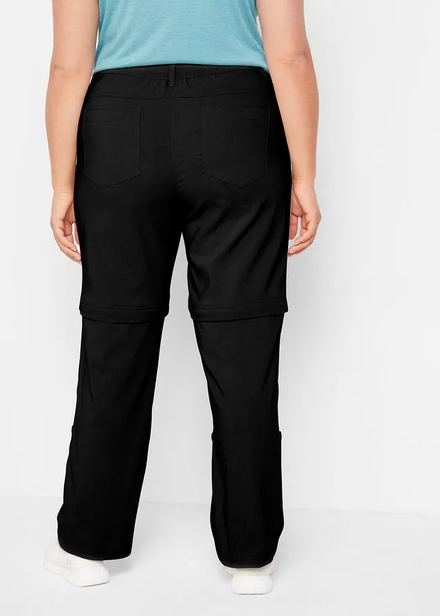 Pantalón funcional con piernas extraíbles Negro