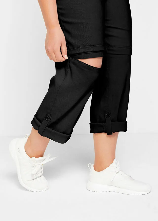 Pantalón funcional con piernas extraíbles Negro