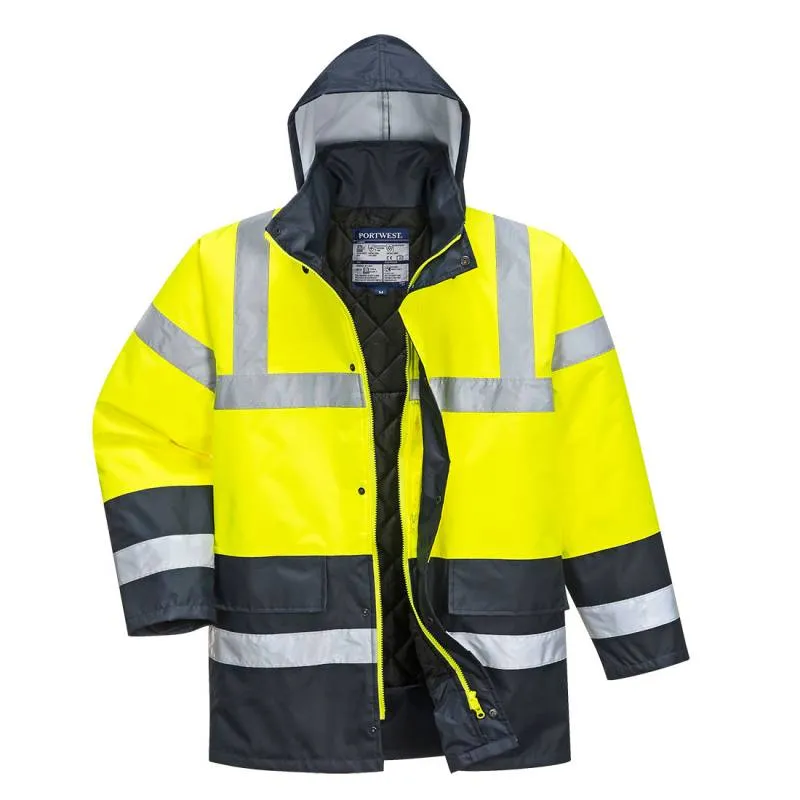 Parka alta visiblidad acolchada