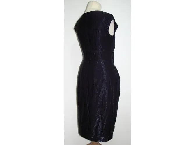 Paul Smith Black Vestido de arco metalizado Púrpura 