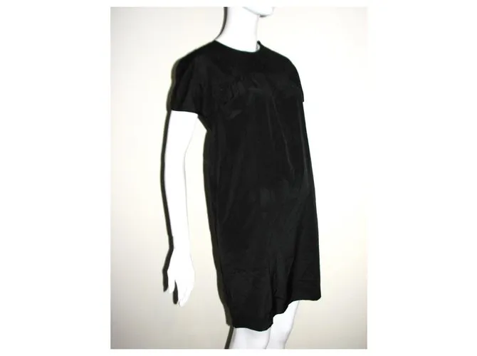 Paul Smith Black Vestido de seda negro etiqueta Paul Smith 