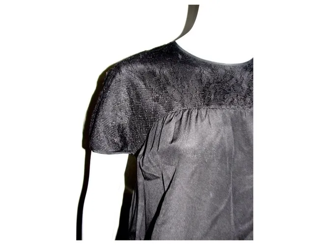 Paul Smith Black Vestido de seda negro etiqueta Paul Smith 