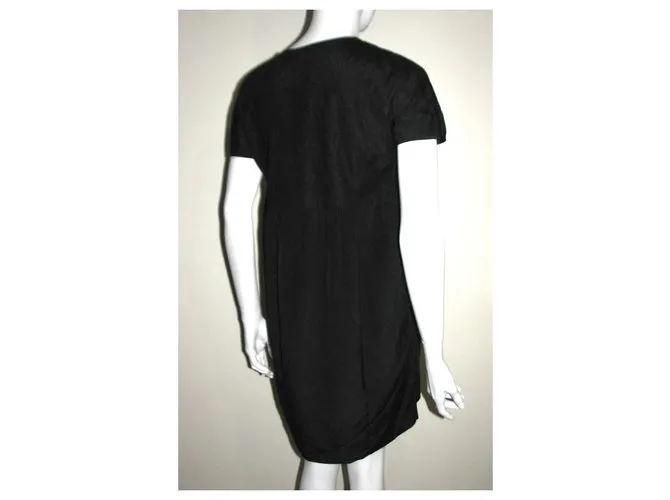 Paul Smith Black Vestido de seda negro etiqueta Paul Smith 