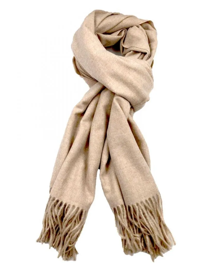 PAÑUELOS CHAL BEIGE MARRON CLARO MUY CALIDOS Y ELEGANTES