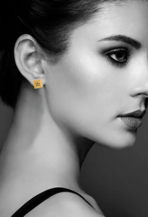 Pendiente oro amarillo 18 ktes con circonitas 146_1864