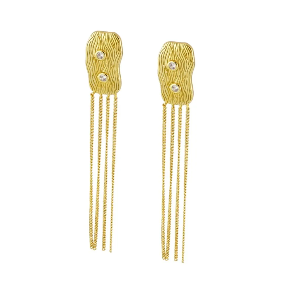 Pendientes Bahamas Oro (PAR)