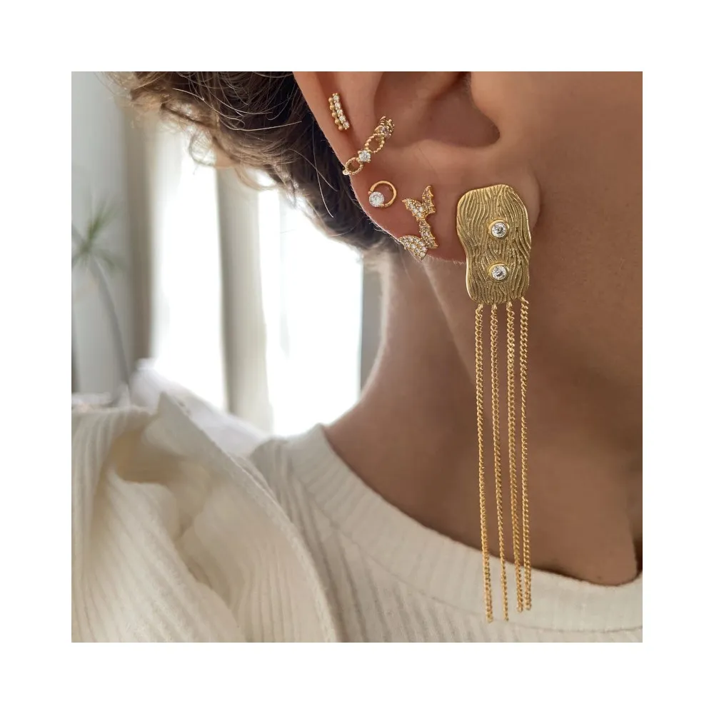 Pendientes Bahamas Oro (PAR)