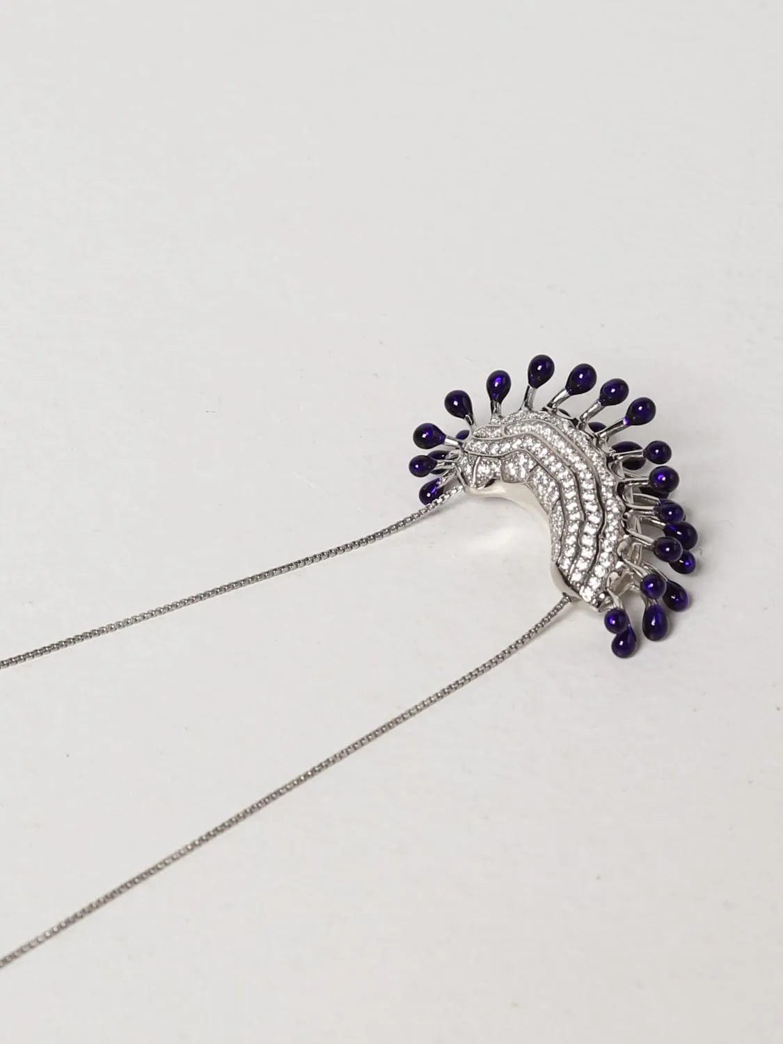 Pendientes Bottega Veneta en plata