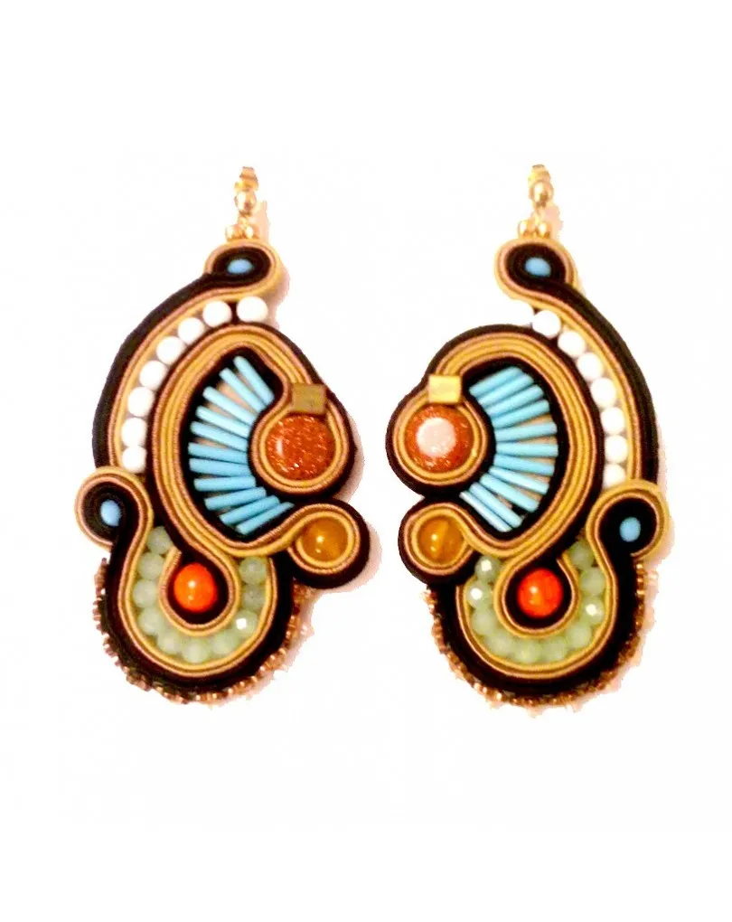 PENDIENTES FLAMENCA CON DISEÑO