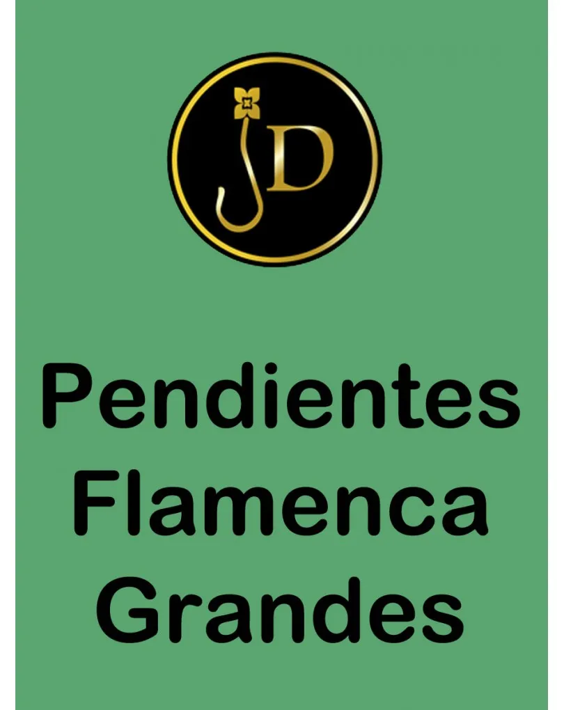 PENDIENTES FLAMENCA CON DISEÑO