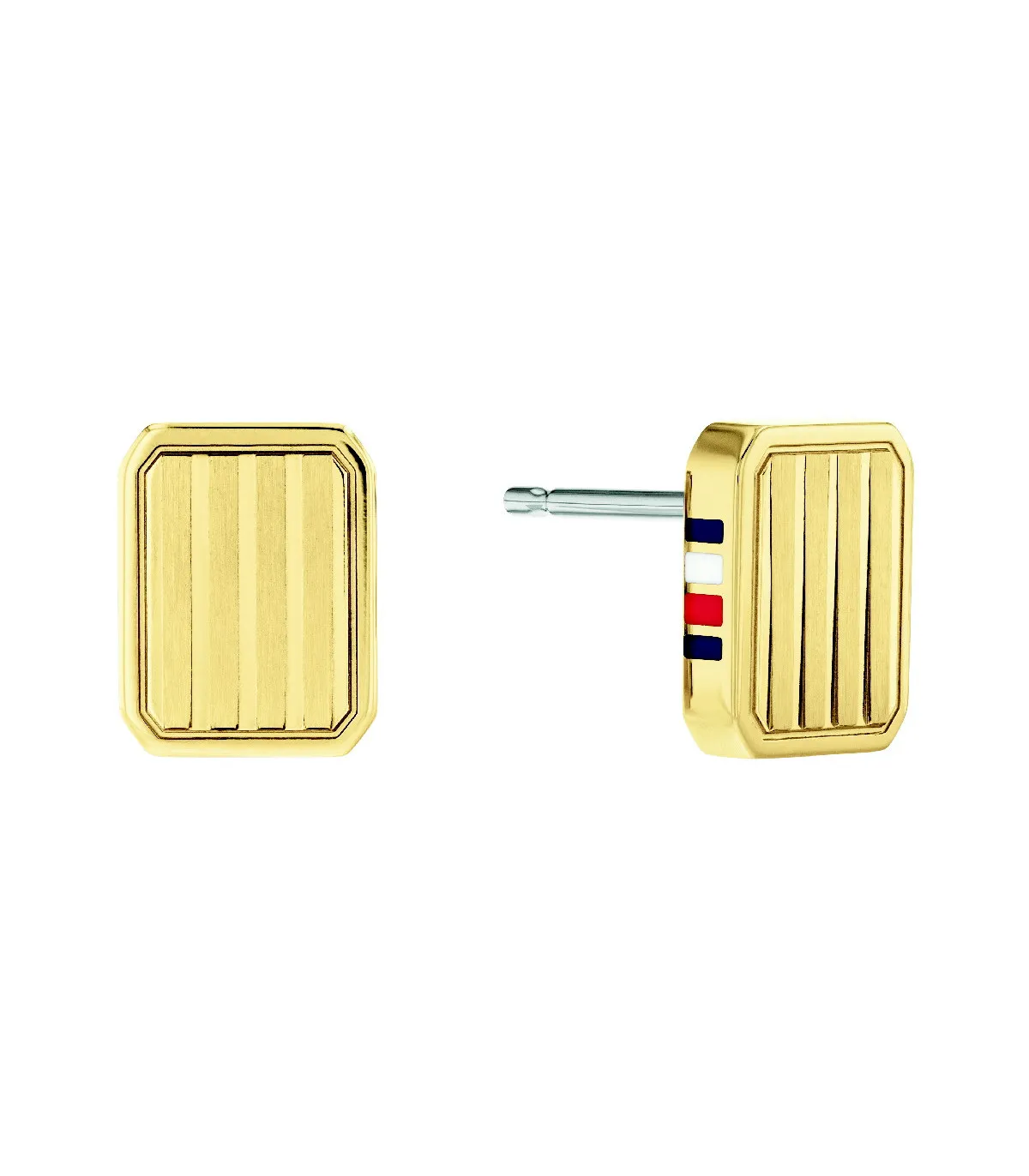 PENDIENTES TOMMY HILFIGER RECTANGULARES ACERO DORADO  2780694
