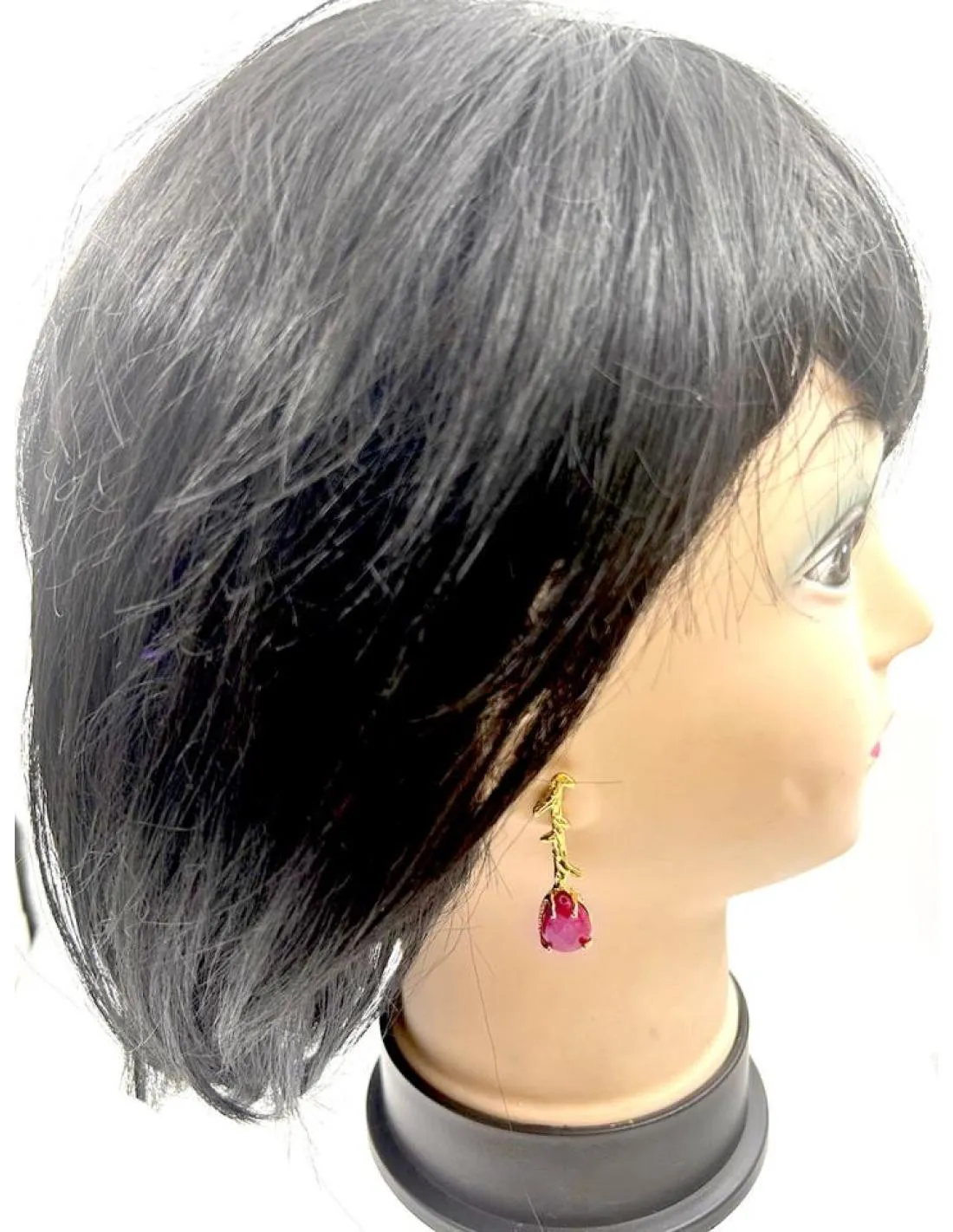 PENDIENTES VINO BURDEOS MUY ELEGANTES PARA BODAS Y BAUTIZOS