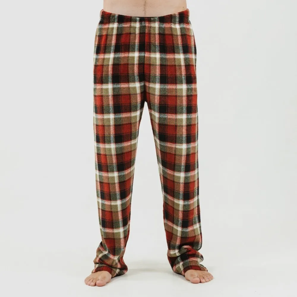 Pijama coral hombre Lucho verde