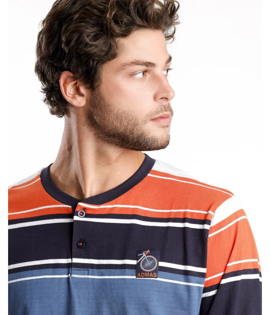 Pijama largo verano hombre Admas Cycling algodón