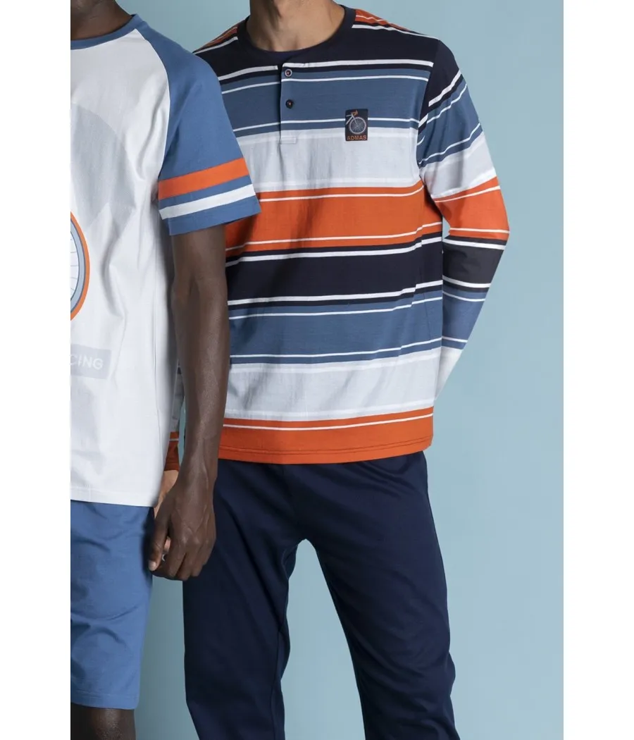 Pijama largo verano hombre Admas Cycling algodón