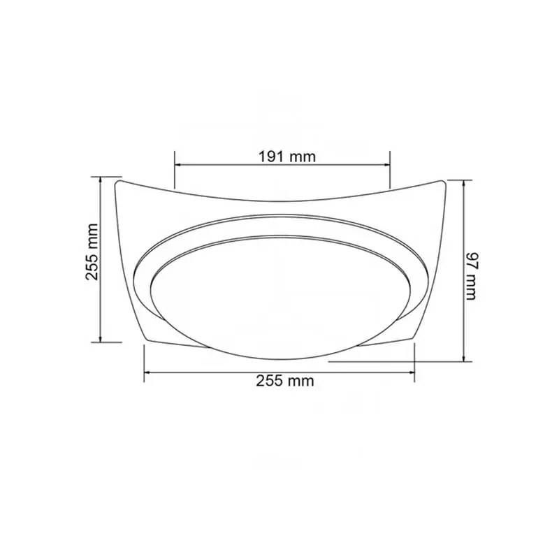 PLAFóN CUADRADO INTERIOR E27 TECNOLITE PTL1950/S 20 W