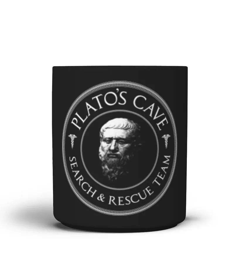 Platos Cave Rescue Team Mug Taza