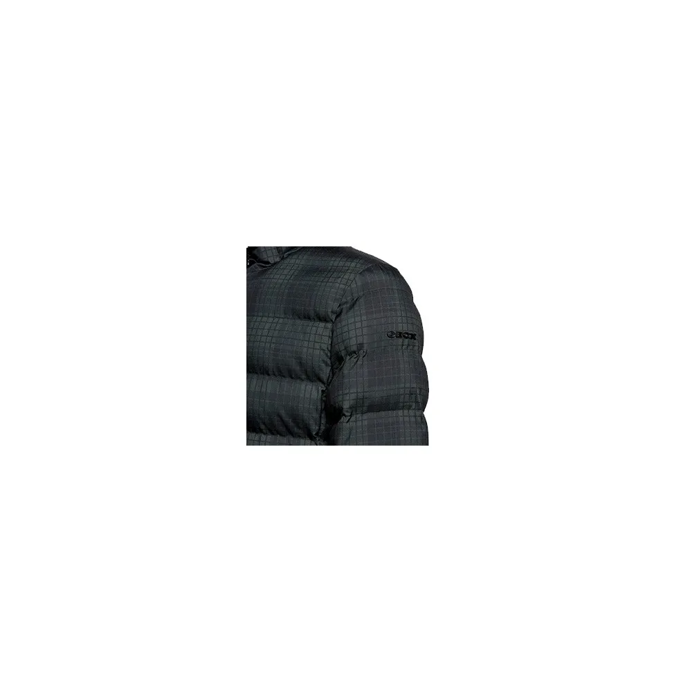 Plumón GEOX M1428X SANFORD Color Cuadros Verdes y Negros