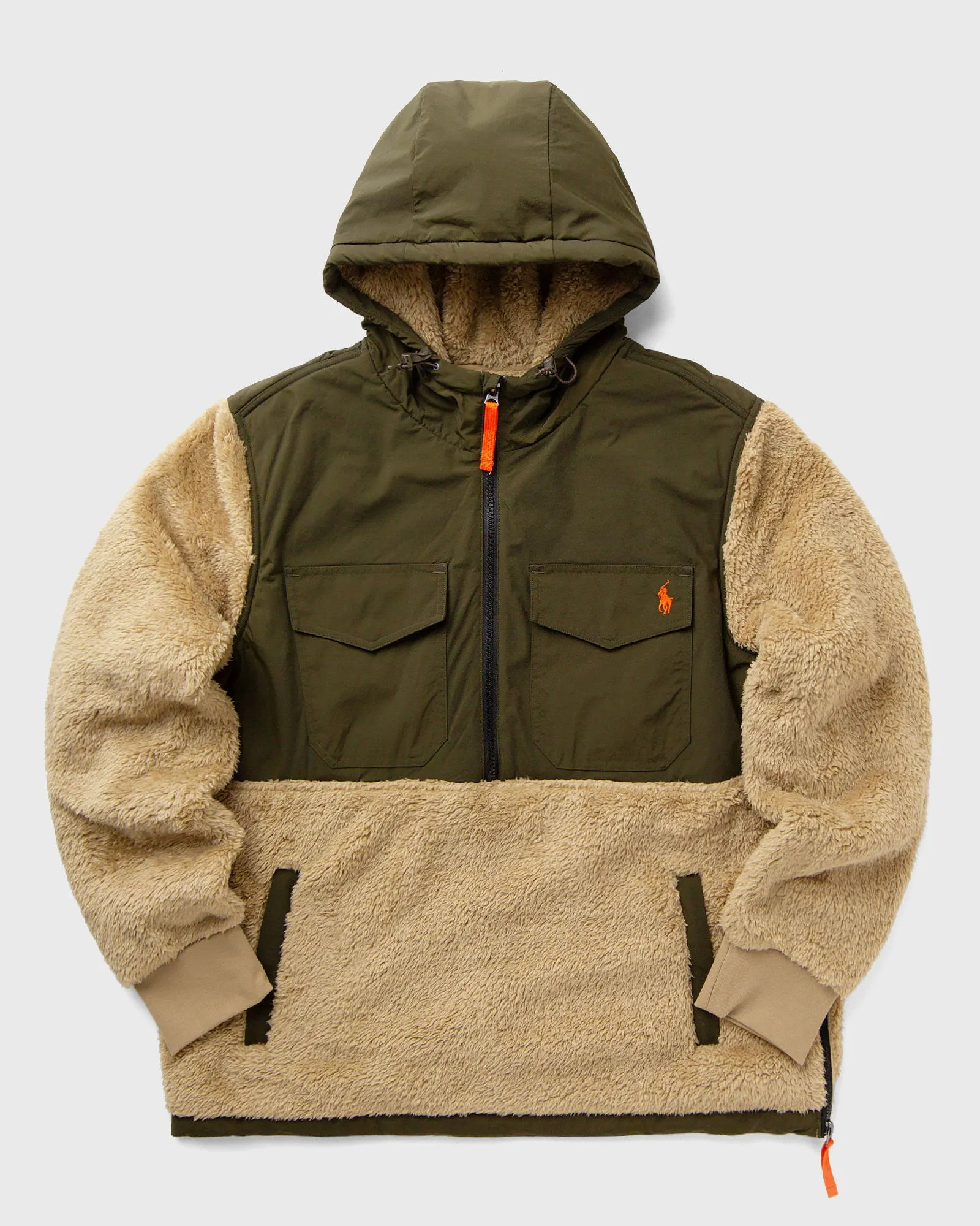 POLO BY RALPH LAUREN HALFZIP HOODIE WITH KANGAROO POCKET
