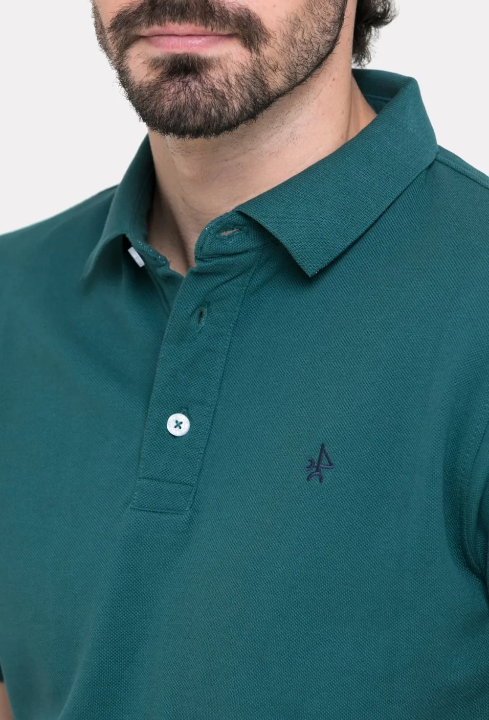 Polo clásico de verano verde