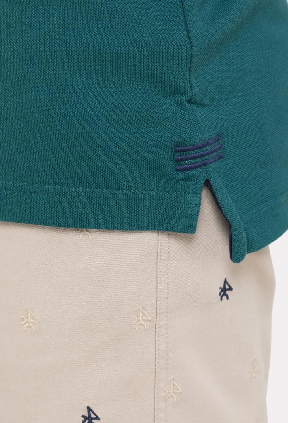 Polo clásico de verano verde