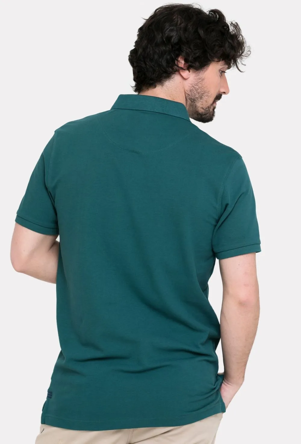 Polo clásico de verano verde