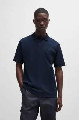 Polo de punto de algodón con detalle del logo