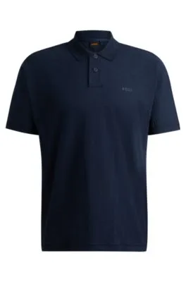 Polo de punto de algodón con detalle del logo