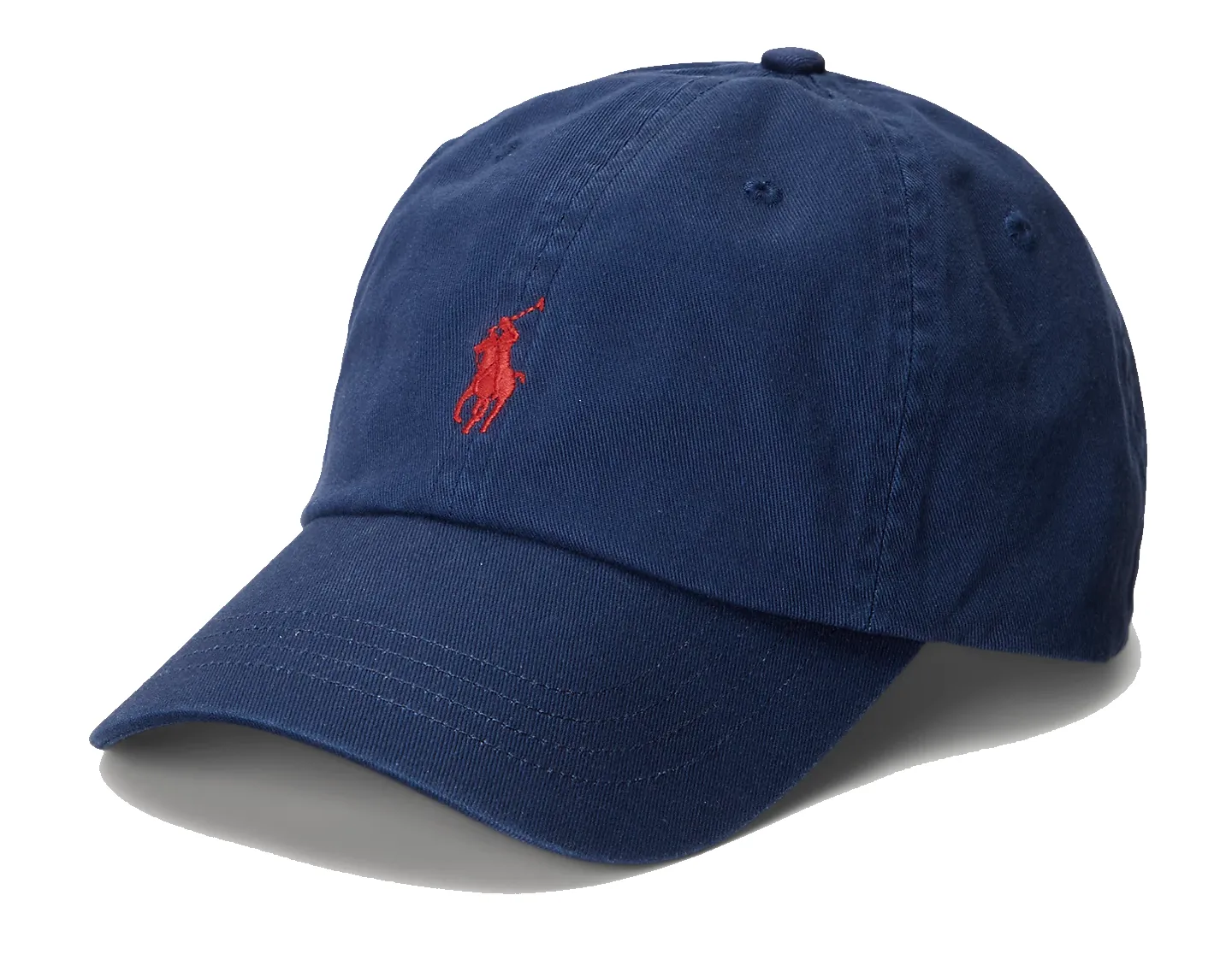 POLO RALPH LAUREN CLASSIC BASEBALL COTTON NAVY & RED
