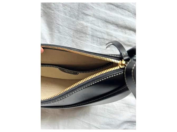 Polène Numéro Dix EDITION SCHWARZ GLATTES LEDER Negro 
