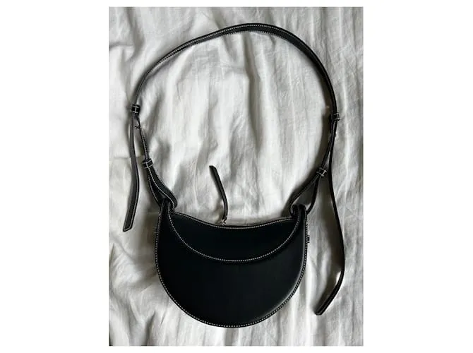 Polène Numéro Dix EDITION SCHWARZ GLATTES LEDER Negro 