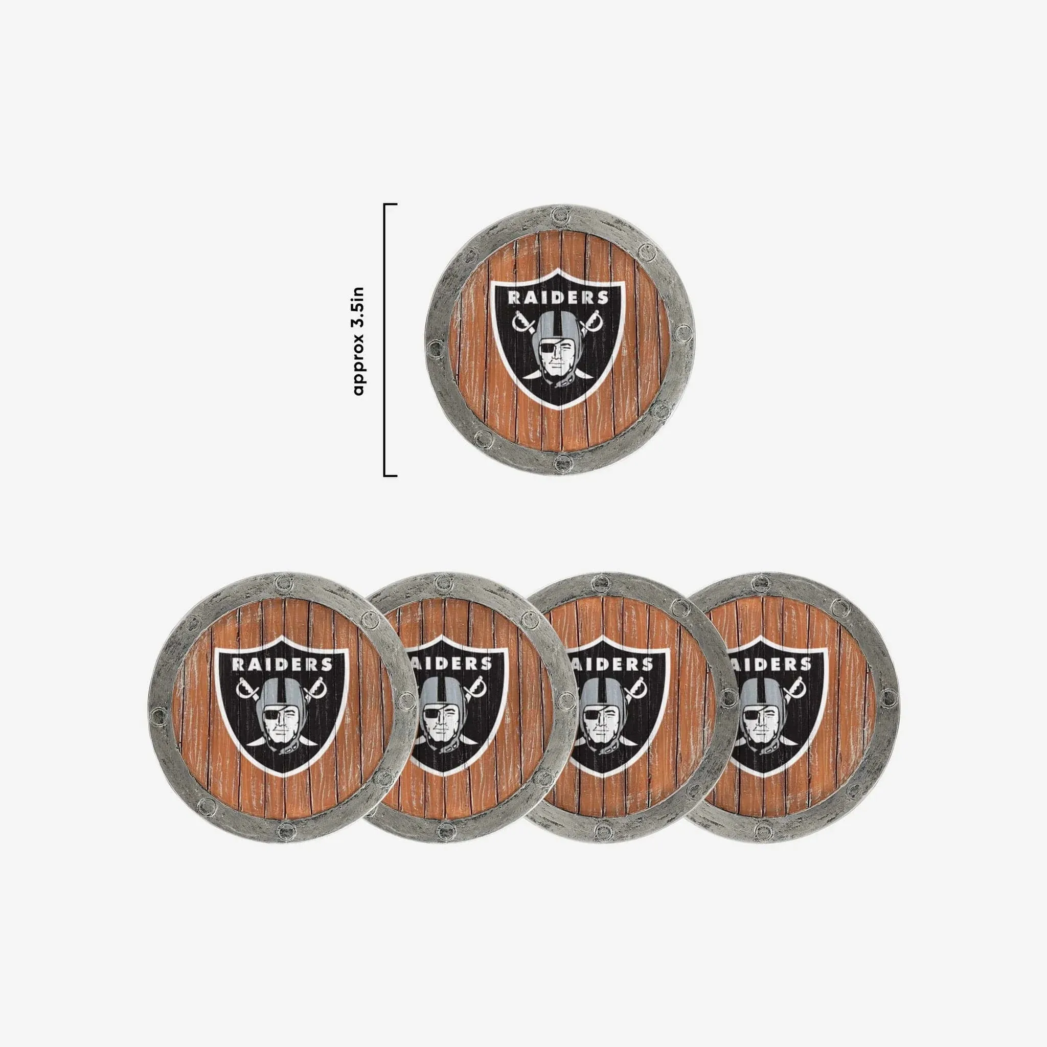 Porta Vaso Barril Foco Las Vegas Raiders