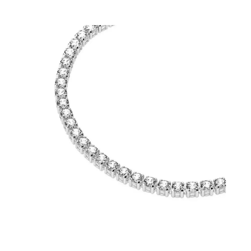 Pulsera Tenis en plata de ley Brillante