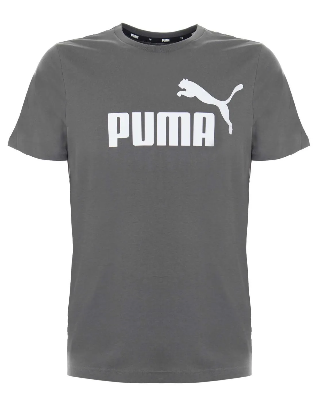 PUMA  CAMISETA MINERAL GREY ESSENTIALS LOGO 586667 78 HOMBRE