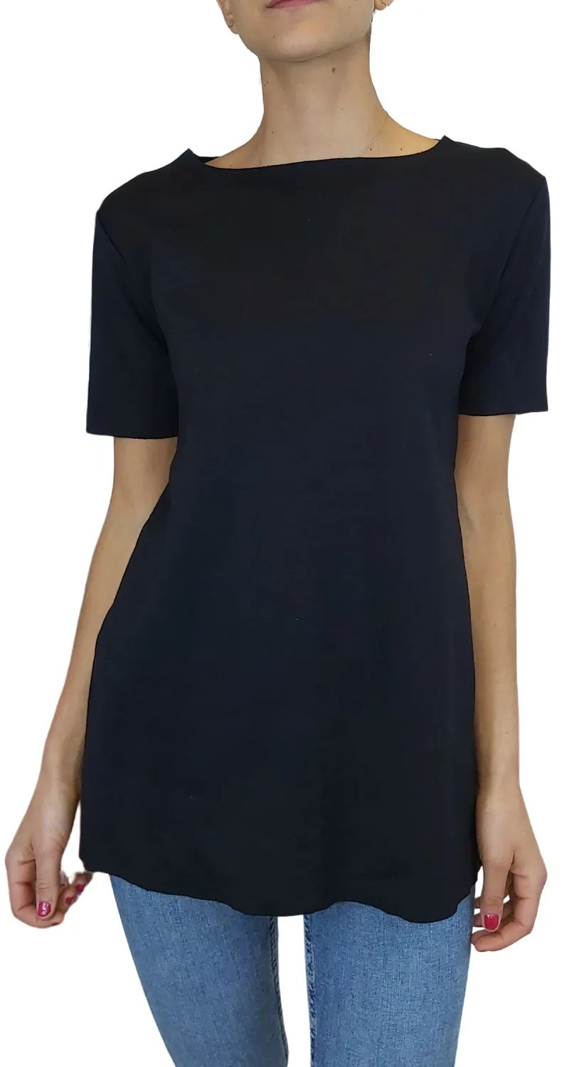 QÜINA Polera Oversize Negra