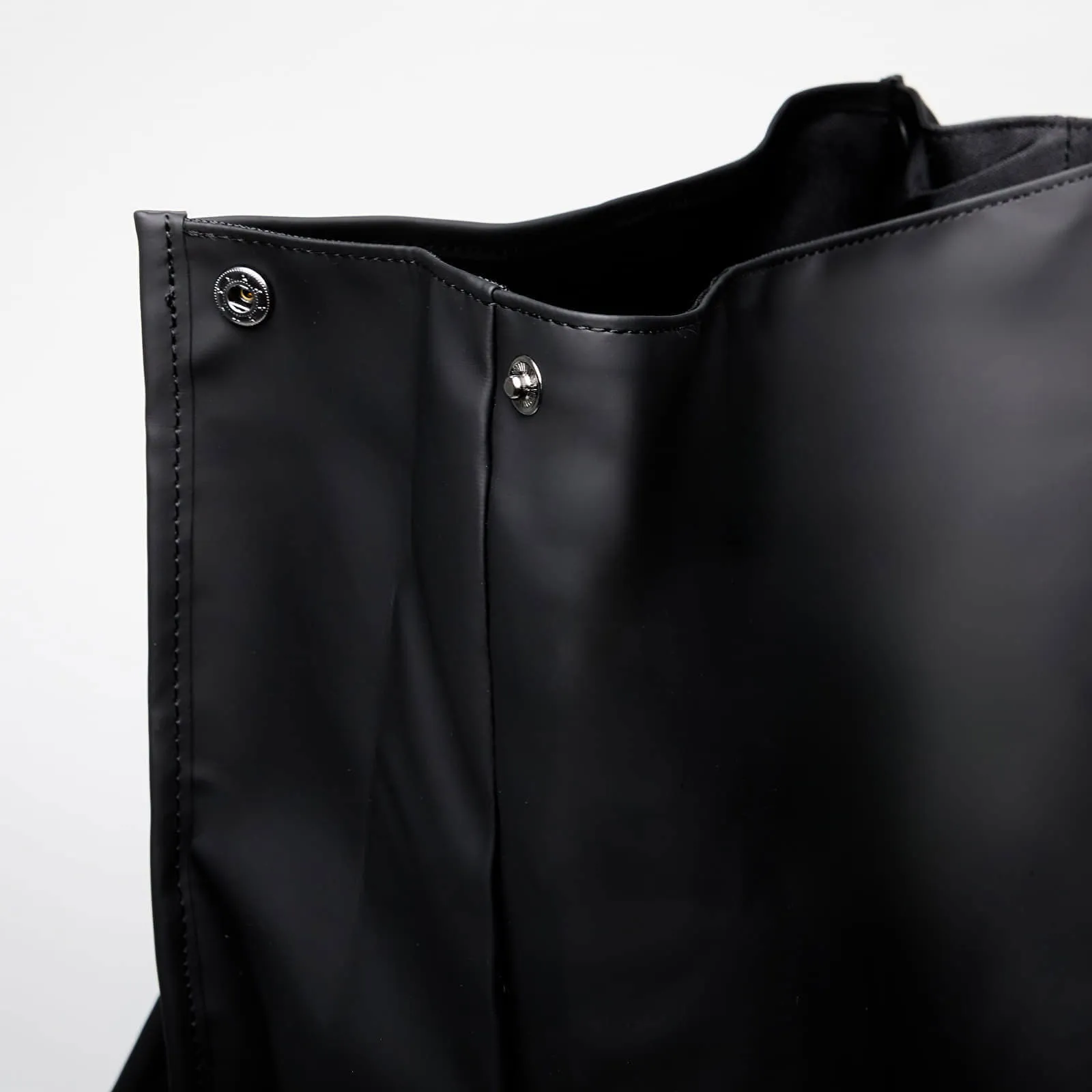 Rains Backpack Rolltop Rucksack Contrast Large W3 01 Black
