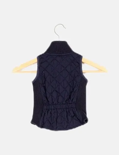 Ralph Lauren Chaleco azul acolchado