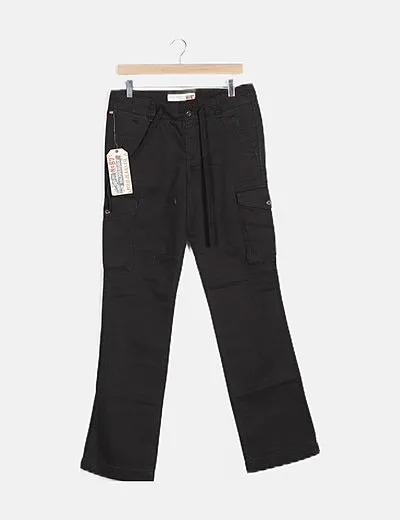 Ralph Lauren Pantalón negro cargo