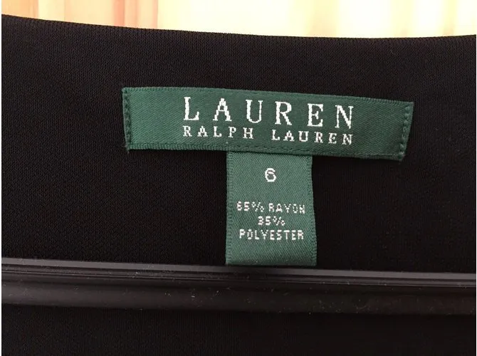 Ralph Lauren Vestido de lauren Negro 