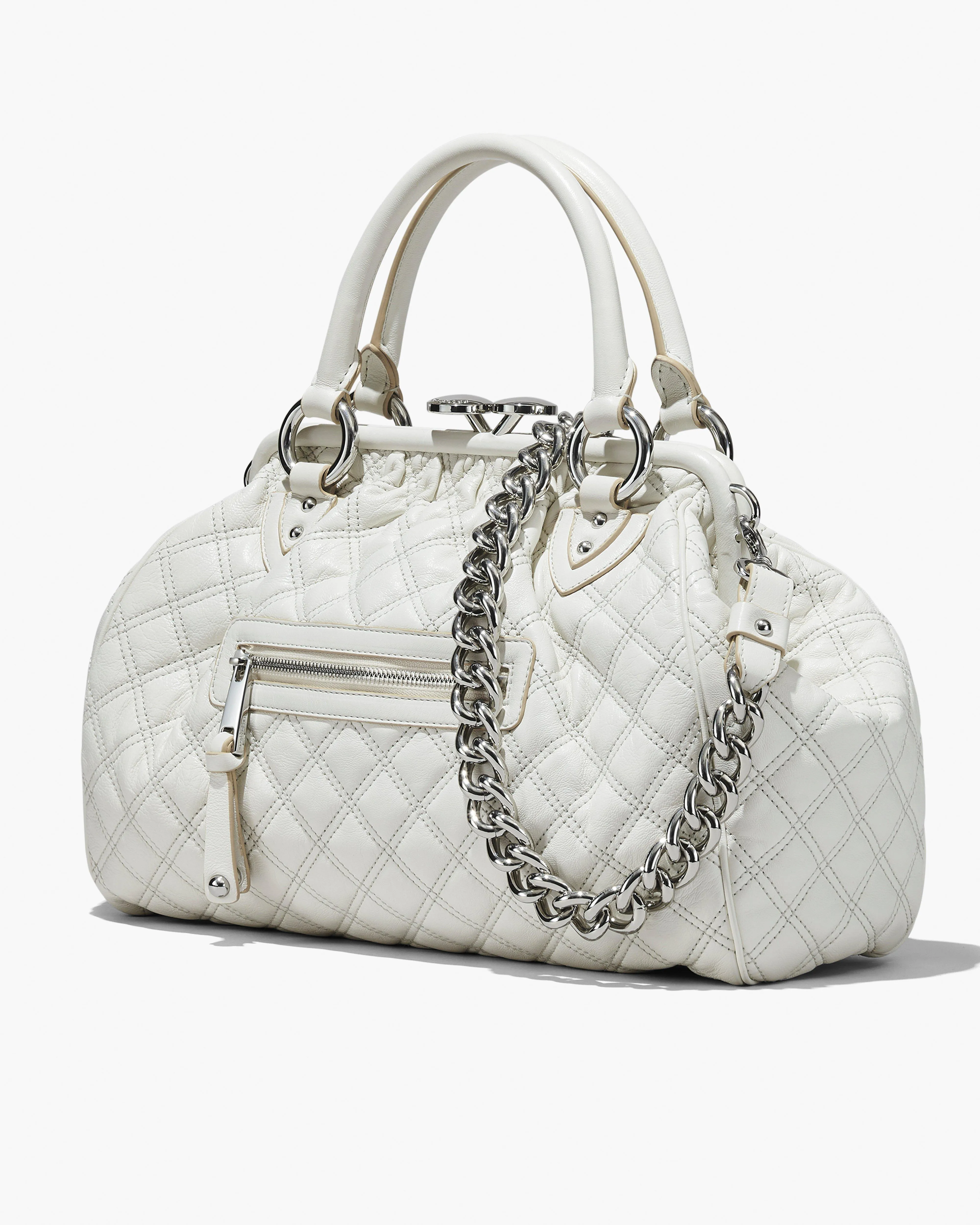 REEDITION QUILTED LEATHER STAM BAG