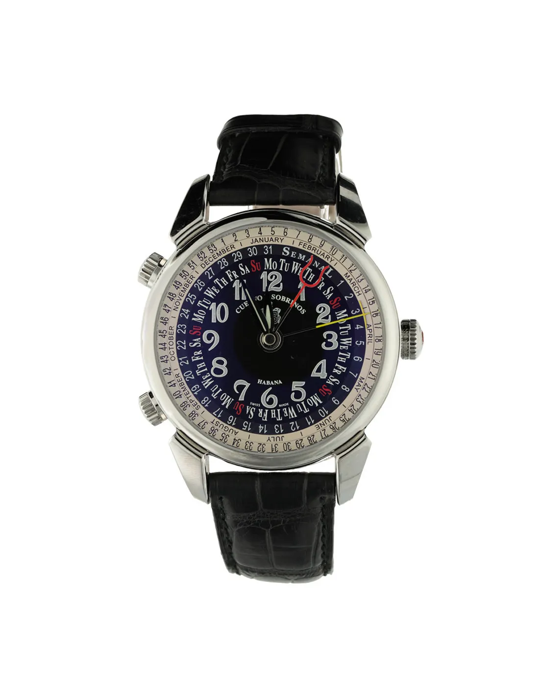 Reloj Cuervo y Sobrinos Historiador C2853.1B