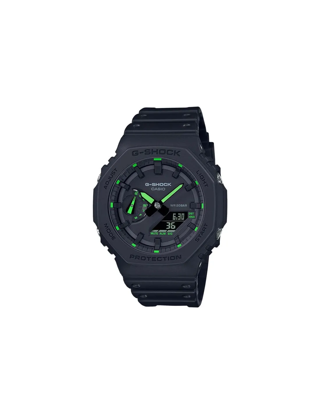 RELOJ GSHOCK GA21001A3ER GA2100 UTILITY BLACK